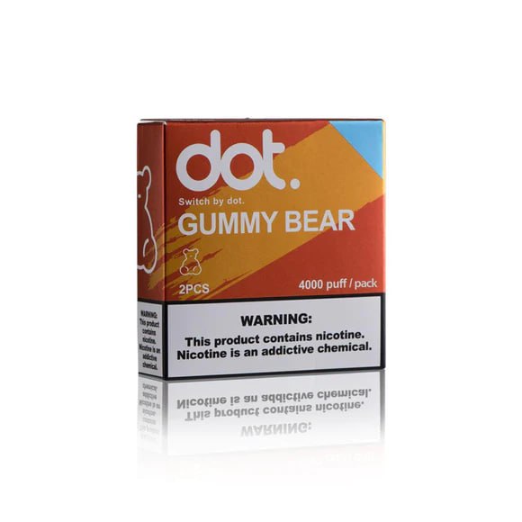 美國佩特里 DOT SWITCH 煙彈 小熊軟糖4000puff/pack 2pcs